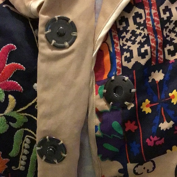 BYIA Johnny was of LA linen coat WOW ! Rare - Picture 8 of 14